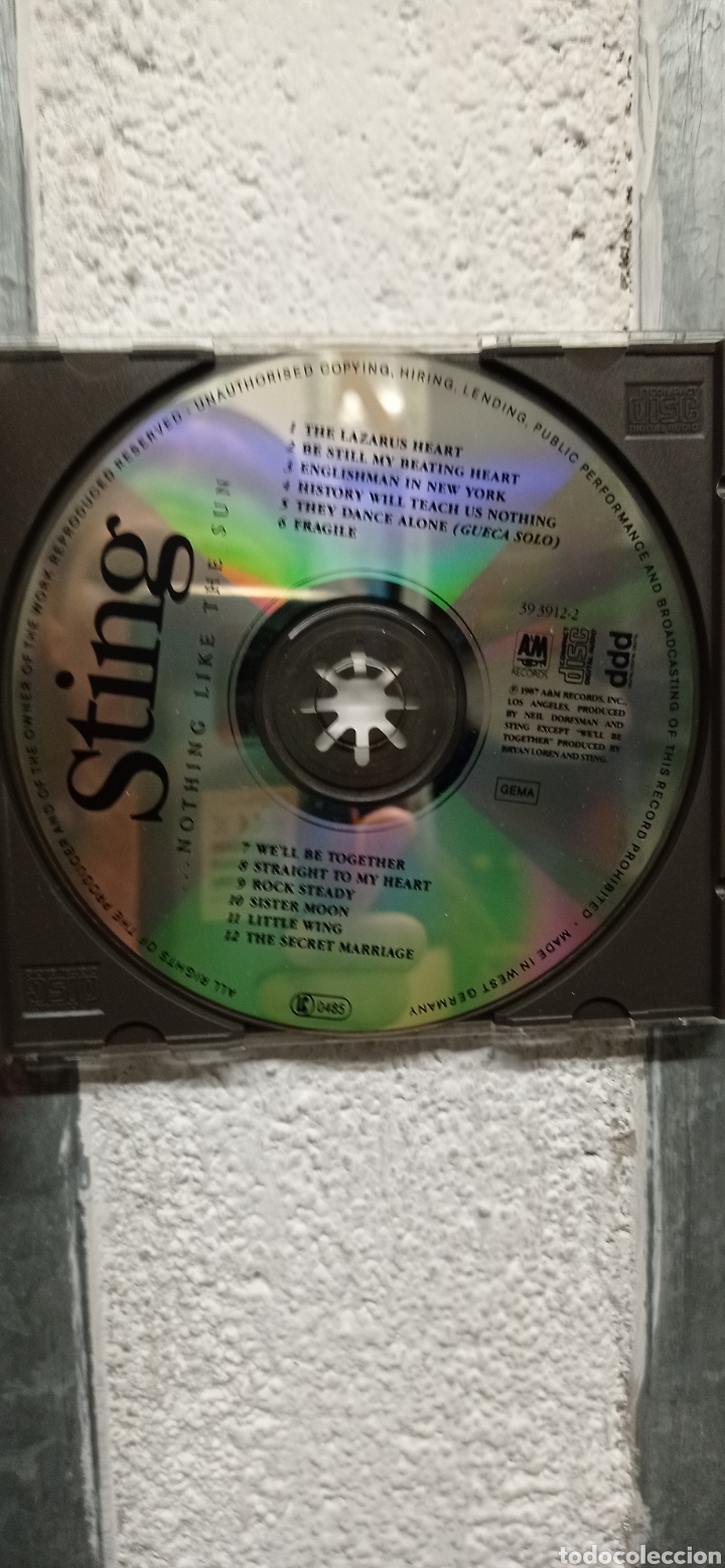 CDs de m&uacute;sica: Sting - ...Nothing Like the Sun - Foto 4