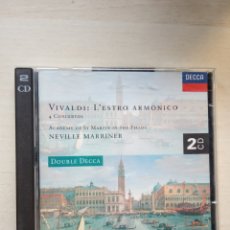 CDs de Música: CD. VIVALDI - L'ESTRO ARMONICO 4 CONCERTOS. ACADEMY OF ST MARTIN-IN-THE-FIELDS. NEVILLE MARRINER.. Lote 332196873