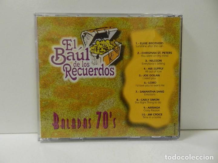 CDs de m&uacute;sica: DISCO CD. El Ba&uacute;l De Los Recuerdos &ndash; Baladas 70s. COMPACT DISC. - Foto 2