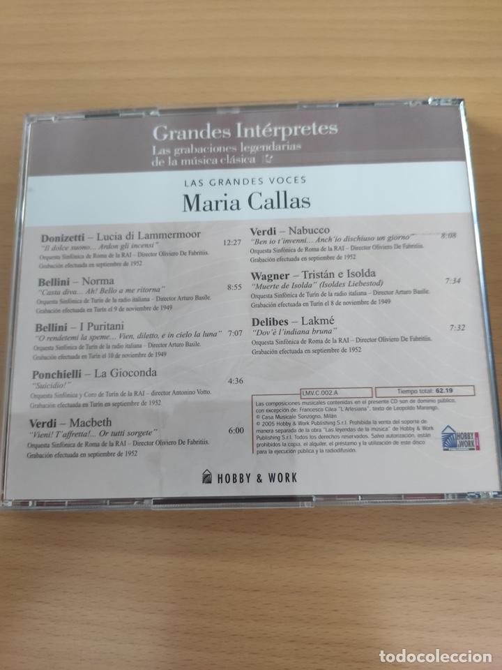 CDs de m&uacute;sica: MARIA CALLAS Grandes interpretes - Foto 2