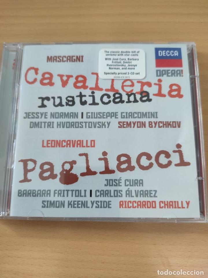 CDs de m&uacute;sica: CAVALLERIA RUSTICANA PAGLIACCI - Foto 1