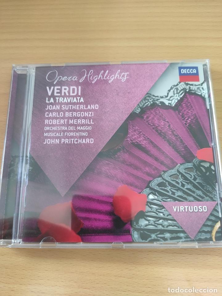 CDs de m&uacute;sica: Opera Highlights VERDI LA TRAVIATA - Foto 1