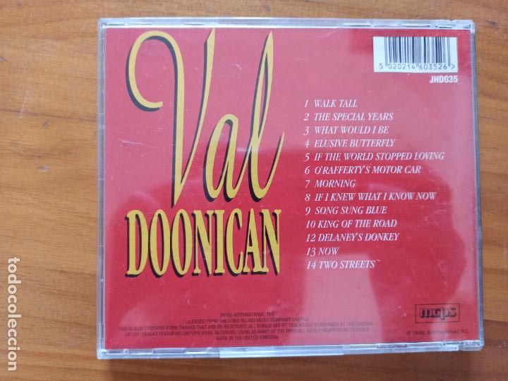 CDs de m&uacute;sica: CD VAL DOONICAN - WALK TALL (6I) - Foto 2