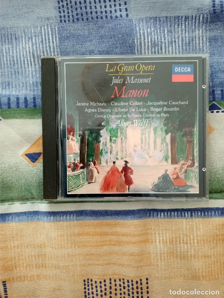 CDs de m&uacute;sica: CD LA GRAN OPERA: MANON, DE MASSENET - Foto 1