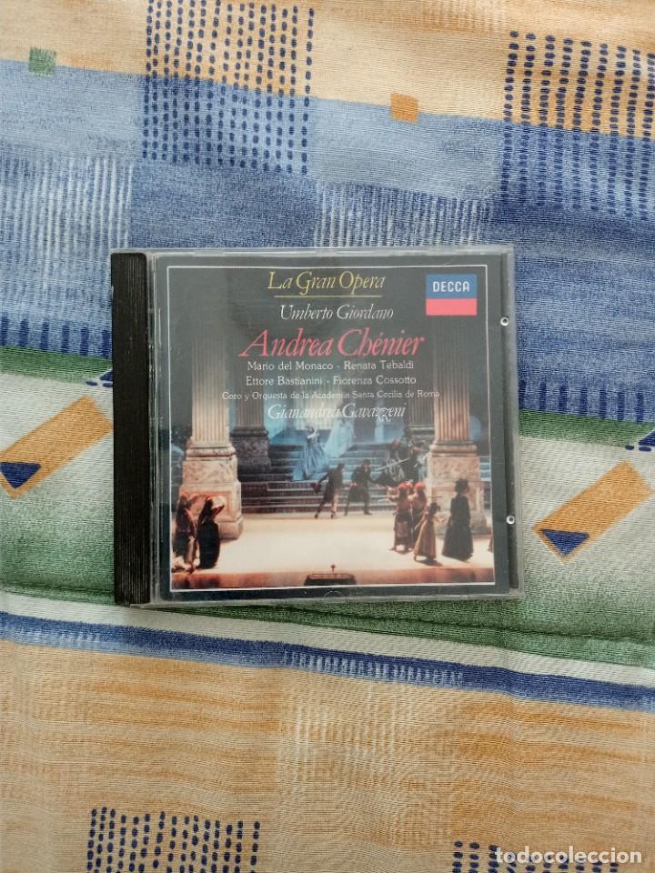 CDs de m&uacute;sica: CD LA GRAN OPERA: ANDREA CHENIER, DE GIORDANO - Foto 1