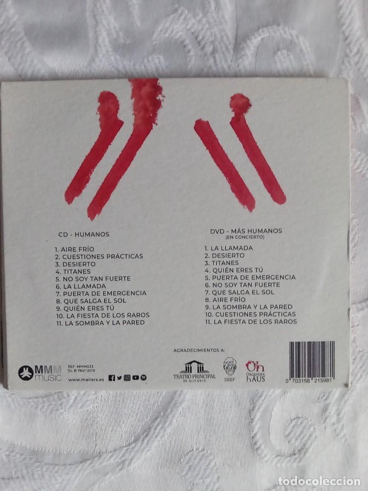 CDs de m&uacute;sica: MAILERS - M&aacute;s humanos - cd + dvd - Foto 2