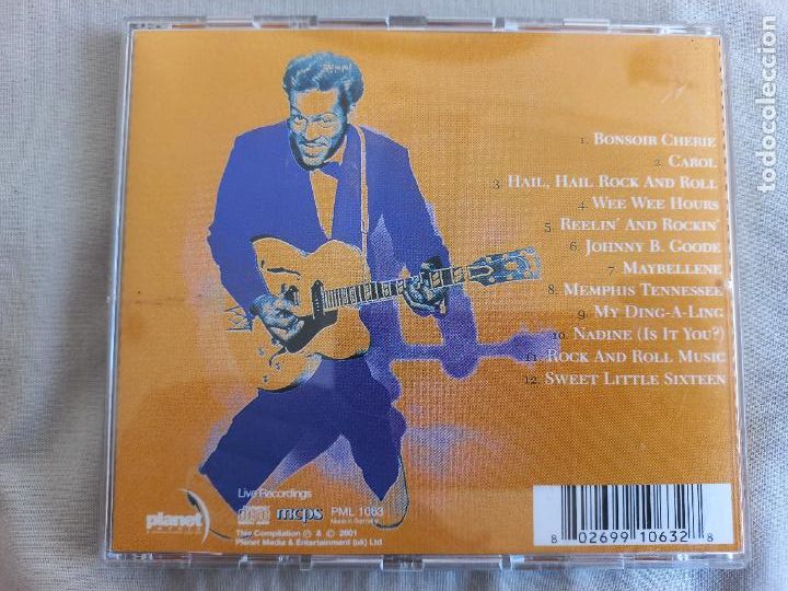 CDs de m&uacute;sica: CHUCK BERRY. LIVE. PML 1063 CD - Foto 2