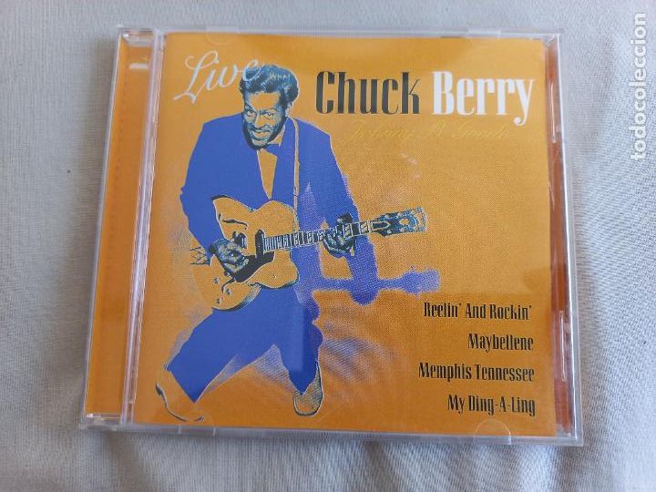 CDs de m&uacute;sica: CHUCK BERRY. LIVE. PML 1063 CD - Foto 1