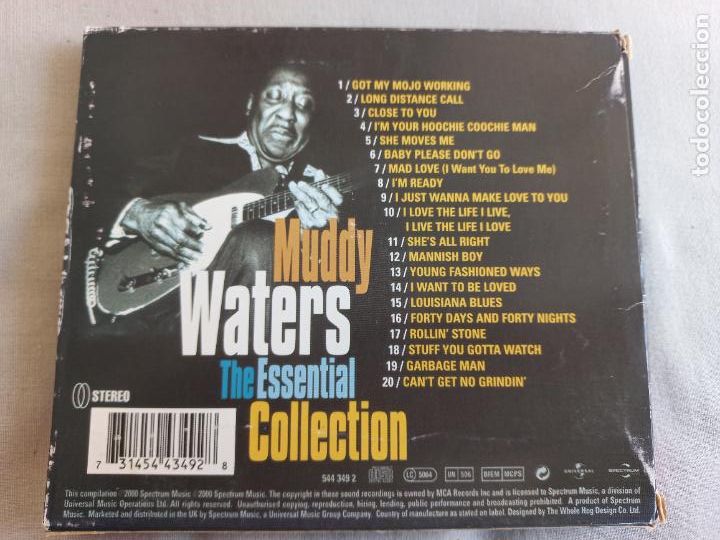 CDs de m&uacute;sica: MUDDY WATERS. THE ESSENTIAL COLLECTION. CM0813. CD - Foto 4