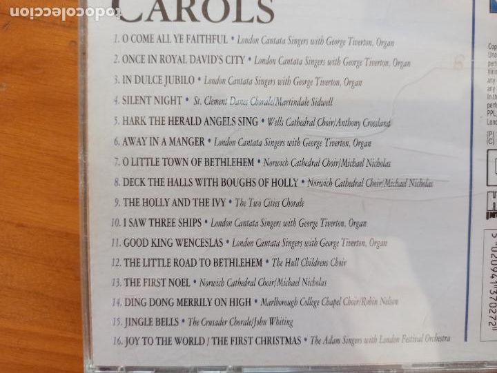 CDs de m&uacute;sica: CD CHRISTMAS CHORUS CAROLS (6I) - Foto 2