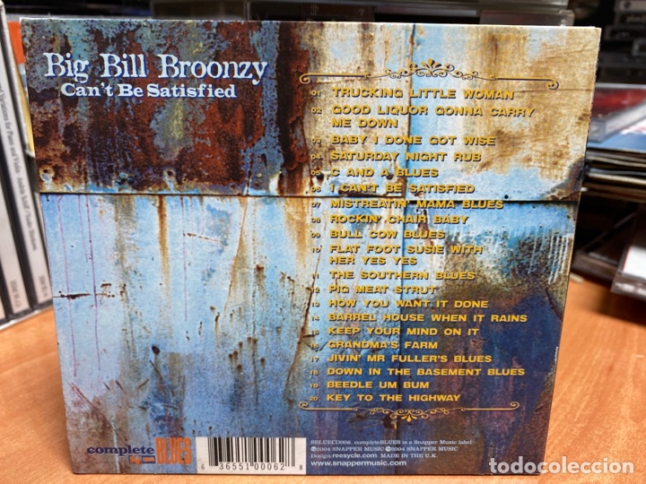 CDs de m&uacute;sica: Big Bill Broonzy - Cant Be Satisfied (CD, Comp) - Foto 2