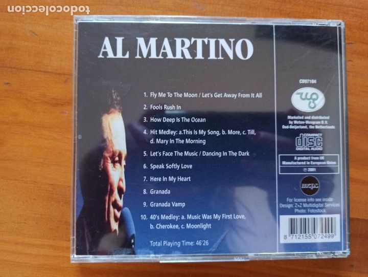 CDs de m&uacute;sica: CD AL MARTINO (6M) - Foto 2