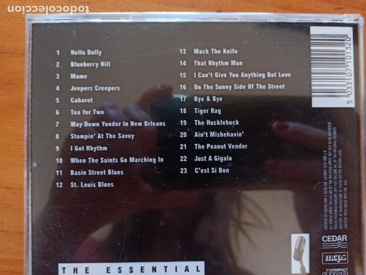 CDs de m&uacute;sica: CD THE ESSENTIAL LOUIS ARMSTRONG (7R) - Foto 2