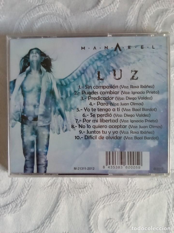 CDs de m&uacute;sica: MANAKEL - Luz - Foto 2