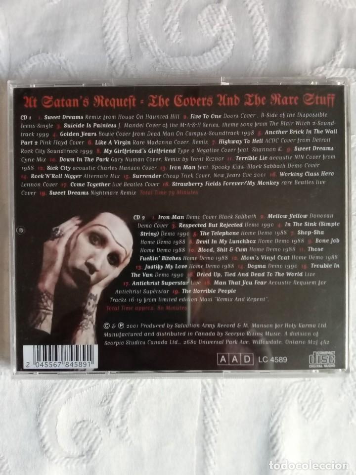 CDs de m&uacute;sica: MARILYN MANSON - At Satans Request/ Rarities - Foto 2