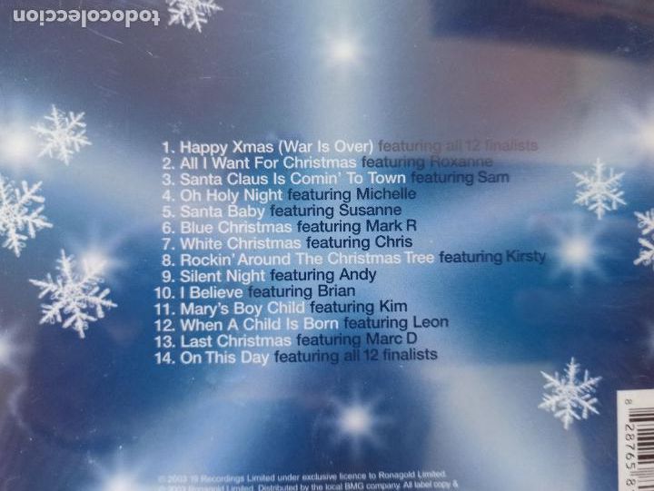 CDs de m&uacute;sica: CD POP IDOL - THE XMAS FACTOR - THE IDOLS (BB) - Foto 2