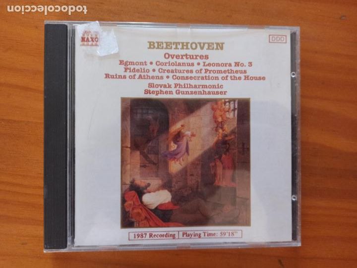 CDs de m&uacute;sica: CD BEETHOVEN: OVERTURES - NAXOS (C&Ntilde;) - Foto 1