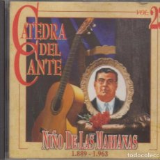 CDs de Música: CÁTEDRA DEL CANTE CD VOL. 23 NIÑO DE LAS MARIANAS 1889-1963