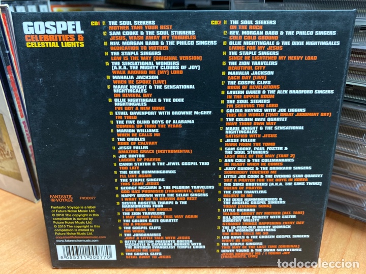 CDs de m&uacute;sica: Various - Gospel Celebrities & Celestial Light (2xCD, Comp) - Foto 2