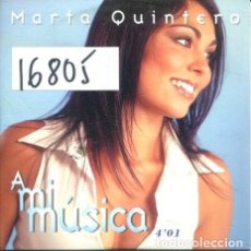 CD de Música: MARTA QUINTERO / A MI MUSICA (CD SINGLE CARTON COLISEUM 2003. Lote 333170648