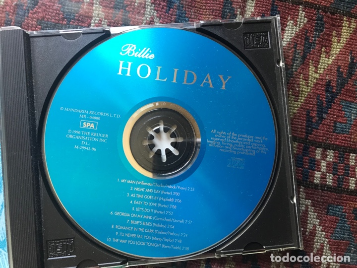 CDs de m&uacute;sica: Billie Holiday. Man - Foto 4