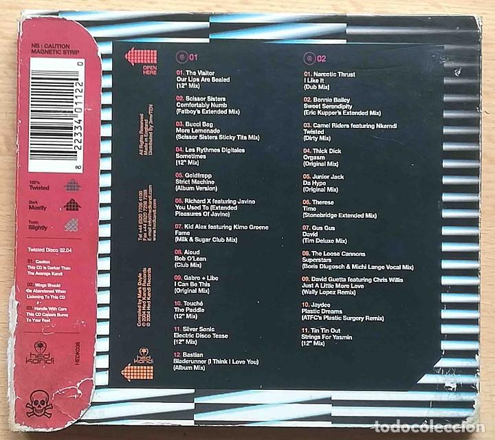 CDs de m&uacute;sica: 2 CD: Hed Kandi. Twisted Disco 02.04 - Foto 2