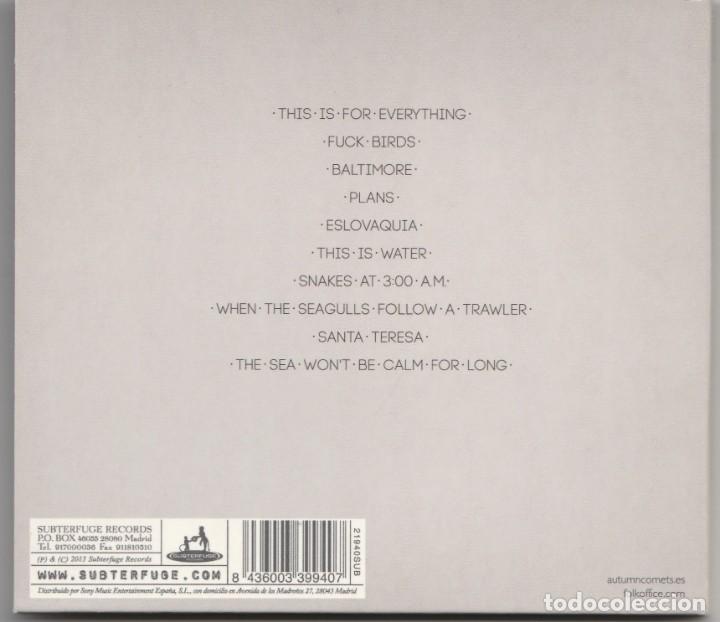 CDs de m&uacute;sica: CD AUTUMN COMETS - MORIREIS EN CAMBOYA - DIGIPACK - Foto 2