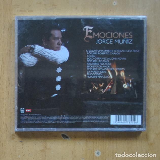 CDs de m&uacute;sica: JORGE MU&Ntilde;IZ - EMOCIONES - CD - Foto 2