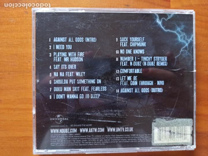 CDs de m&uacute;sica: CD N-DUBZ - AGAINST ALL ODDS (DN) - Foto 2