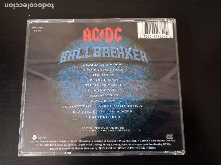 CDs de m&uacute;sica: AC/DC: Ballbreaker - CD (1995) - Foto 2