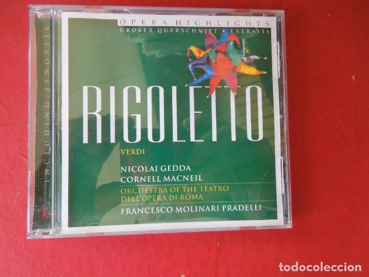 CDs de m&uacute;sica: RIGOLETTO - VERDI - FRANCESCO MOLINARI PRADELLI - CD - Foto 1