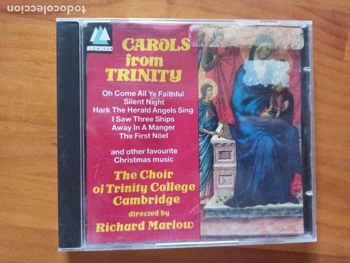 Music CDs: CD CAROLS FROM TRINITY - THE CHOIR OF TRINITY COLLEGE, CAMBRIDGE / MARLOW (D&Ntilde;)