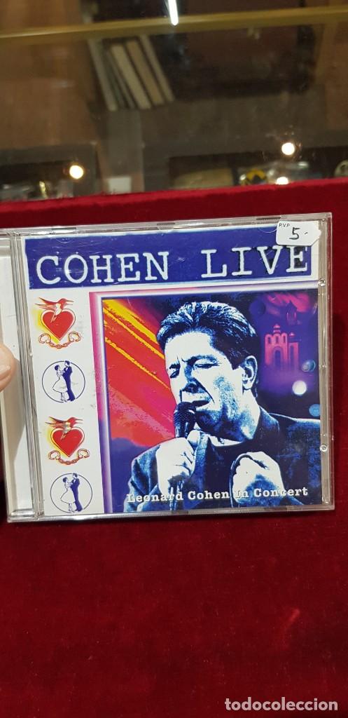 CDs de m&uacute;sica: CD Leonard Cohen Cohen live - Foto 1