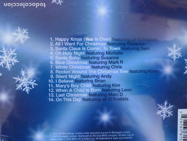CDs de m&uacute;sica: CD POP IDOL - THE XMAS FACTOR - THE IDOLS (DU) - Foto 2