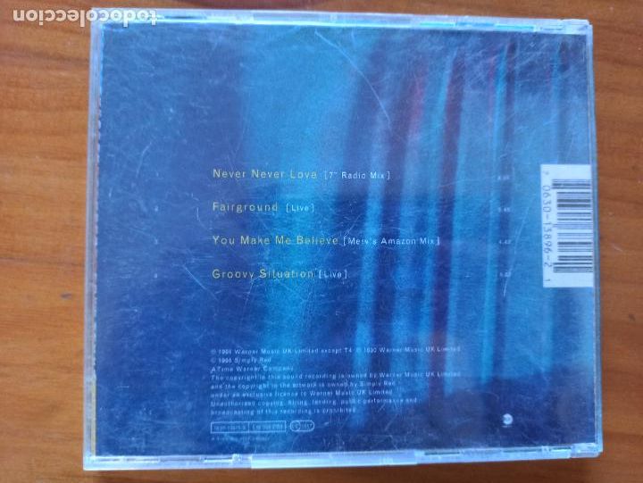 CDs de m&uacute;sica: CD SIMPLY RED - NEVER NEVER LOVE (4 TRACKS) (DU) - Foto 2