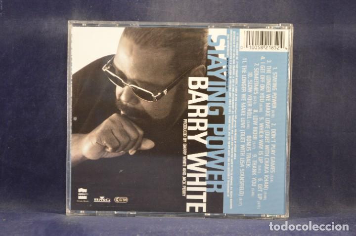 CDs de m&uacute;sica: BARRY WHITE - STAYING POWER - CD - Foto 2