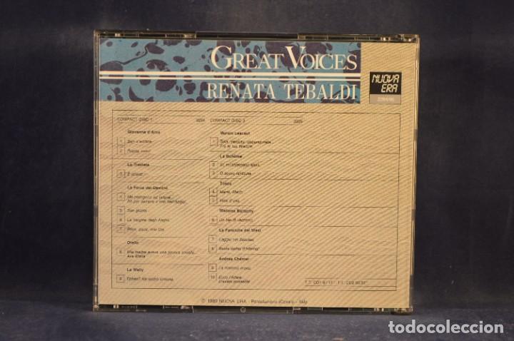 CDs de m&uacute;sica: RENATA TEBALDI - GREAT VOICES - 2 CD - Foto 2