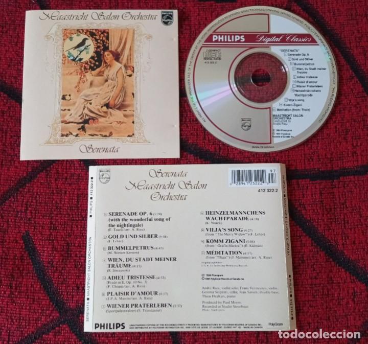 CDs de m&uacute;sica: MAASTRICHT SALON ORCHESTRA ** Serenata ** 1991 REEDICION CD CANADA