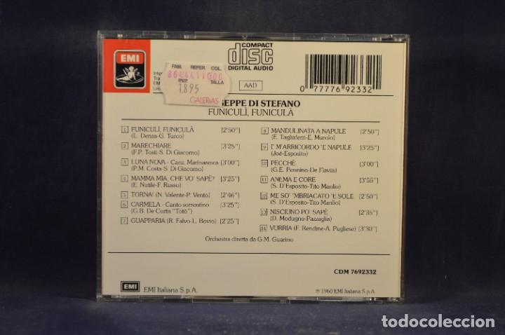 CDs de m&uacute;sica: GIUSEPPE DI STEFANO - FUNICUL&Igrave;, FUNICUL&Agrave; - CD - Foto 2