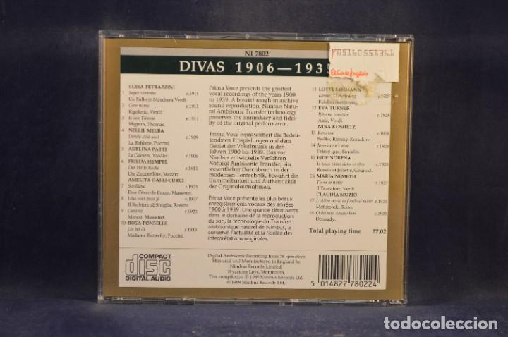 CDs de m&uacute;sica: VARIOUS - DIVAS 1906-1935 - CD - Foto 2