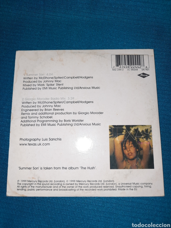 CDs de m&uacute;sica: CD TEXAS, SUMMER SON,PROMOCIONAL - Foto 2