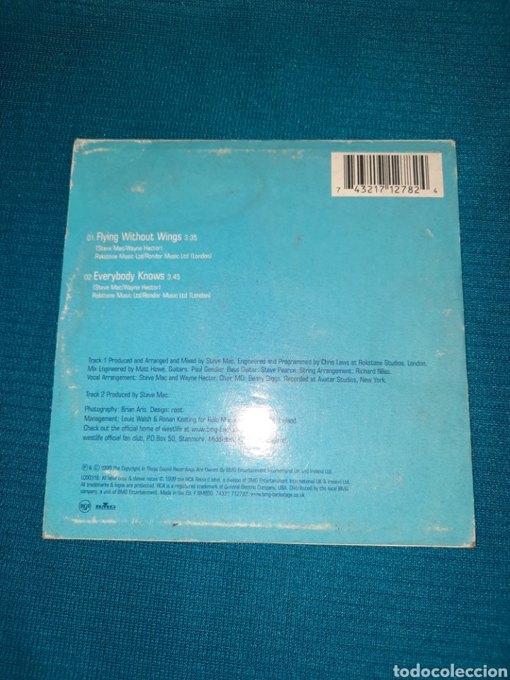 CDs de m&uacute;sica: CD WESTLIFE ,FLYING WITHOUT WINGS - Foto 2
