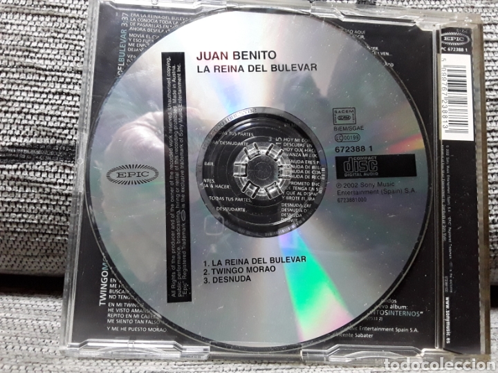 CDs de m&uacute;sica: Juan Benito &lrm;&ndash; La Reina Del Bulevar - Foto 2