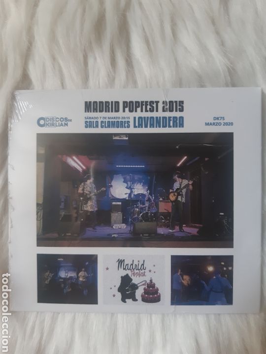 CDs de m&uacute;sica: CD Lavandera &ndash; Madrid Popfest 2015. Precintado - Foto 2
