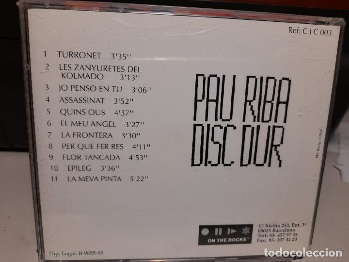 CDs de m&uacute;sica: CD PAU RIBA : DISC DUR - Foto 2