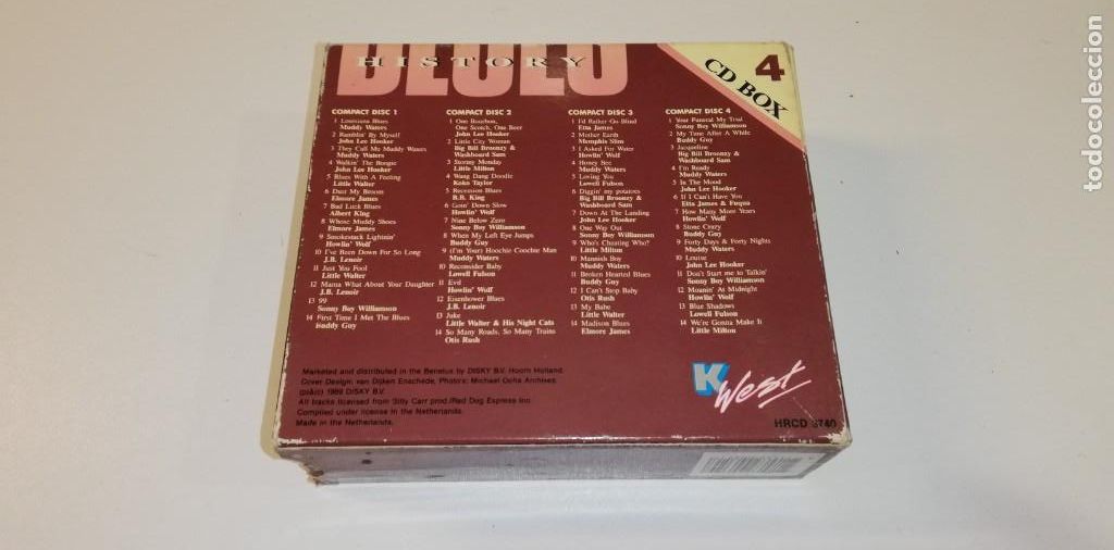 CDs de m&uacute;sica: Various - Blues History (4xCD, Comp) - Foto 2