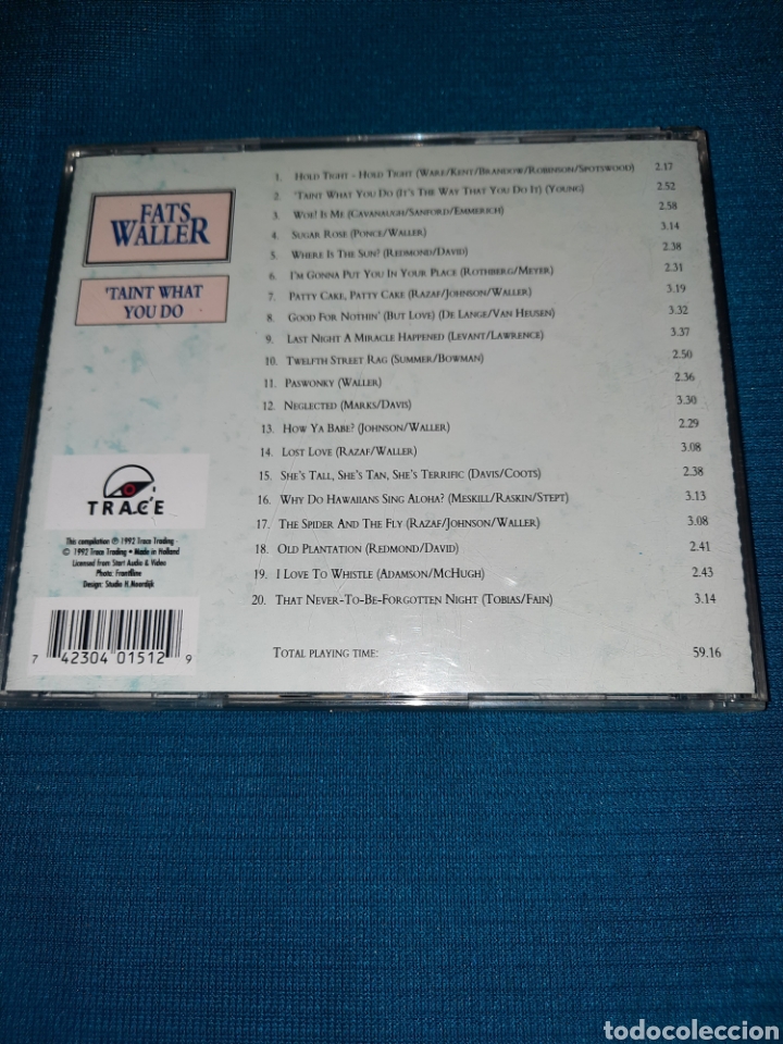 CDs de m&uacute;sica: CD FAST WALLER, TAINT WHAT YOU DO - Foto 2