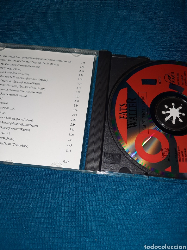 CDs de m&uacute;sica: CD FAST WALLER, TAINT WHAT YOU DO - Foto 3