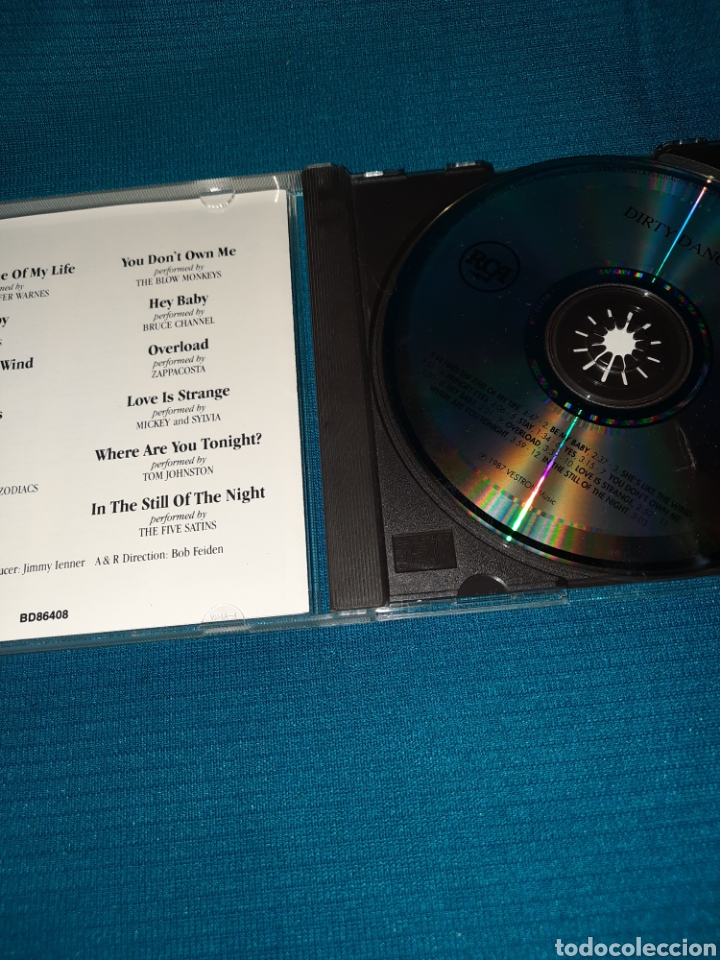 CDs de m&uacute;sica: CD DIRTY DANCING. PATRICK SWAYZE , JENNIFER WARNES - Foto 3