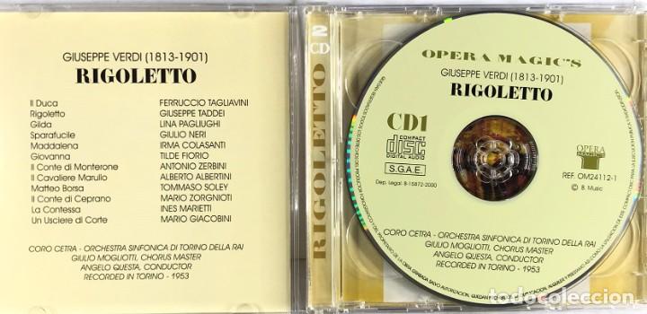 CDs de m&uacute;sica: OPERA MAGICS - Giuseppe Verdi &ndash; Rigoletto - 2 x CD - Foto 2